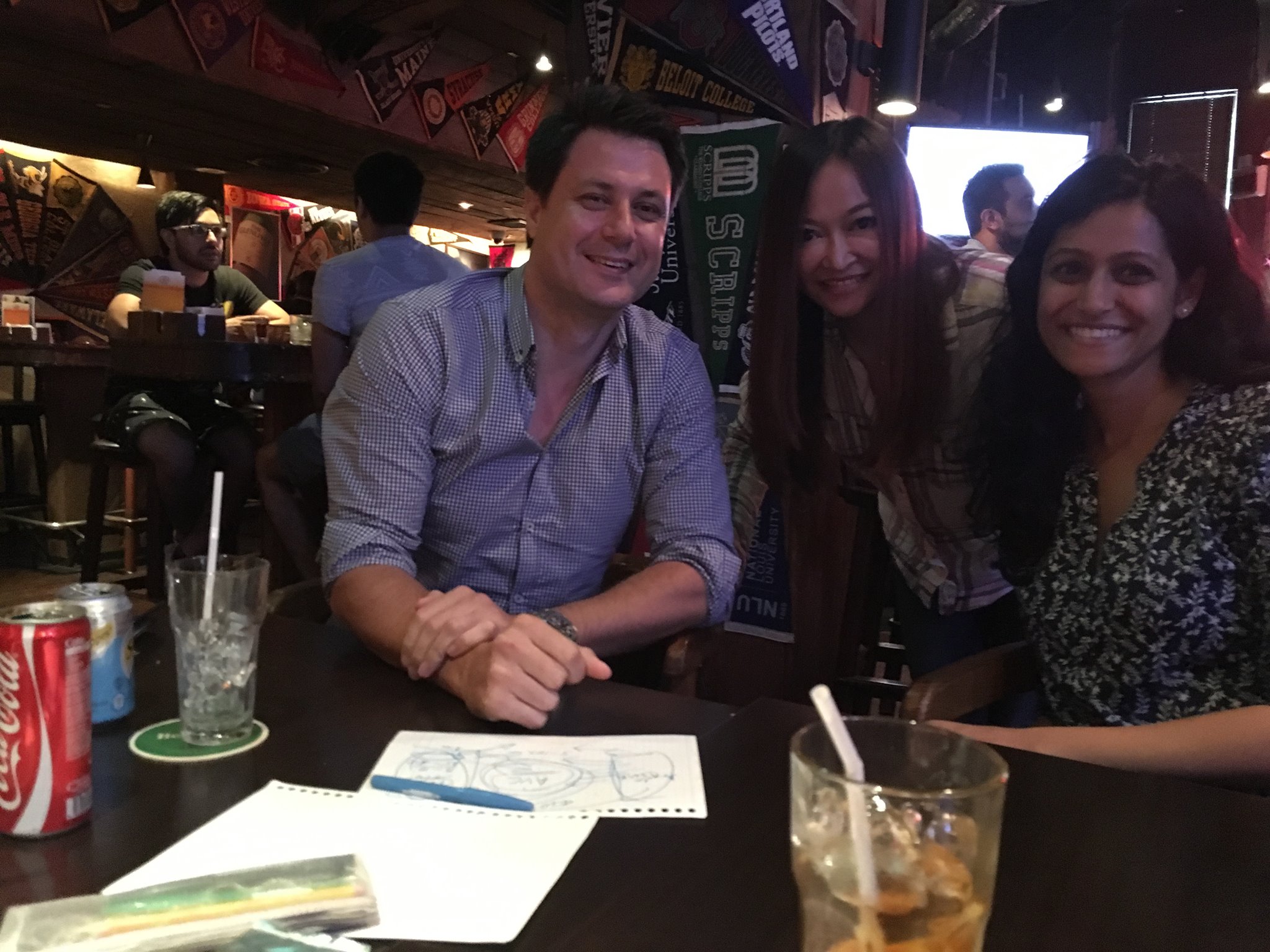 Behind the scenes photo