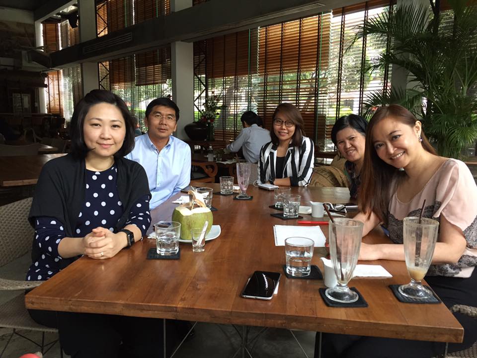 Behind the scenes photo