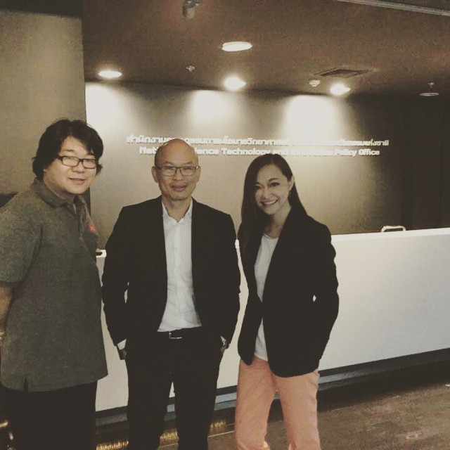 Behind the scenes photo