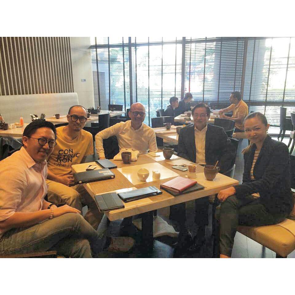 Behind the scenes photo