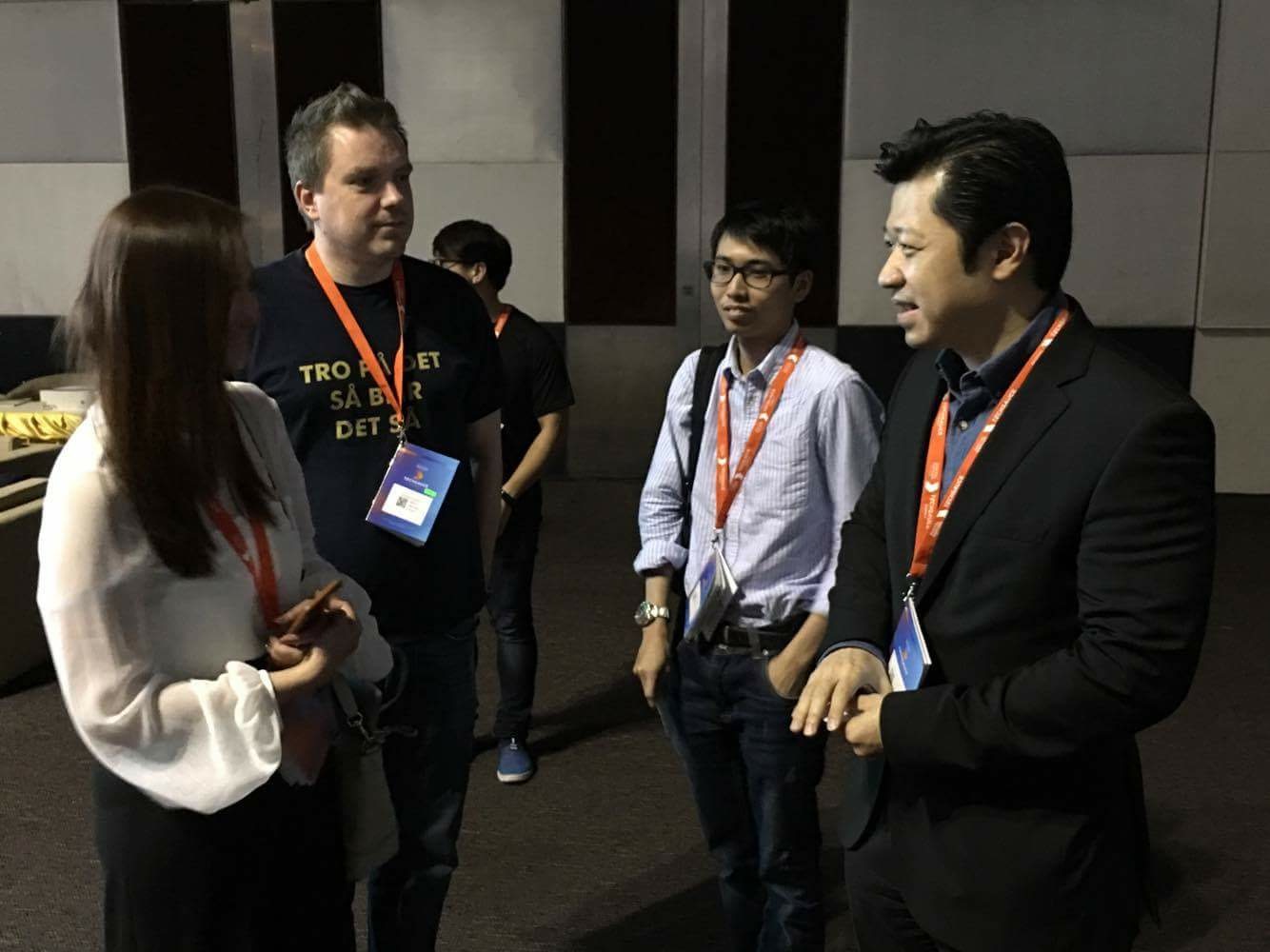 Behind the scenes photo