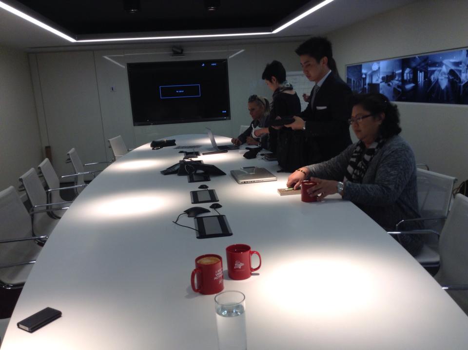 Behind the scenes photo