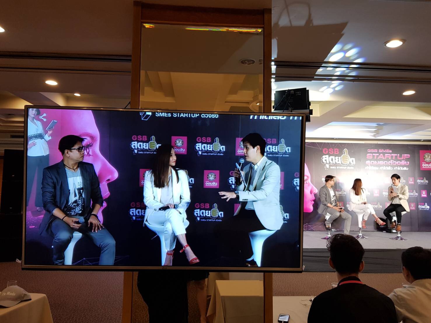 Behind the scenes photo