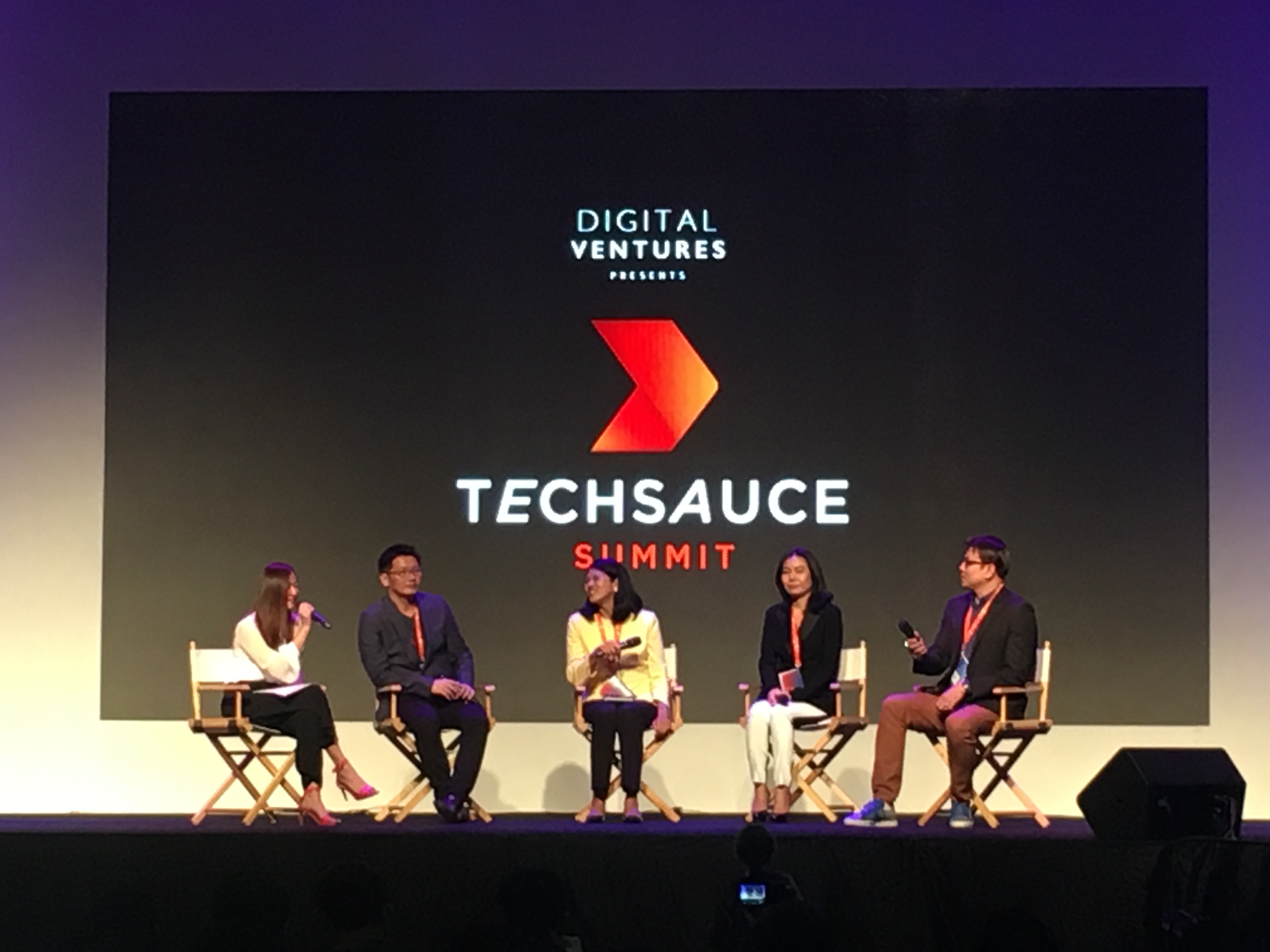 Behind the scenes photo